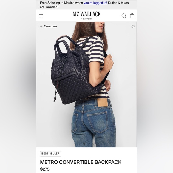 MZ Wallas Metro Convertible backpack - Picture 4 of 4